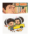 (PREORDER) Robert De Niro Sticker pack