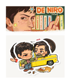 (PREORDER) Robert De Niro Sticker pack