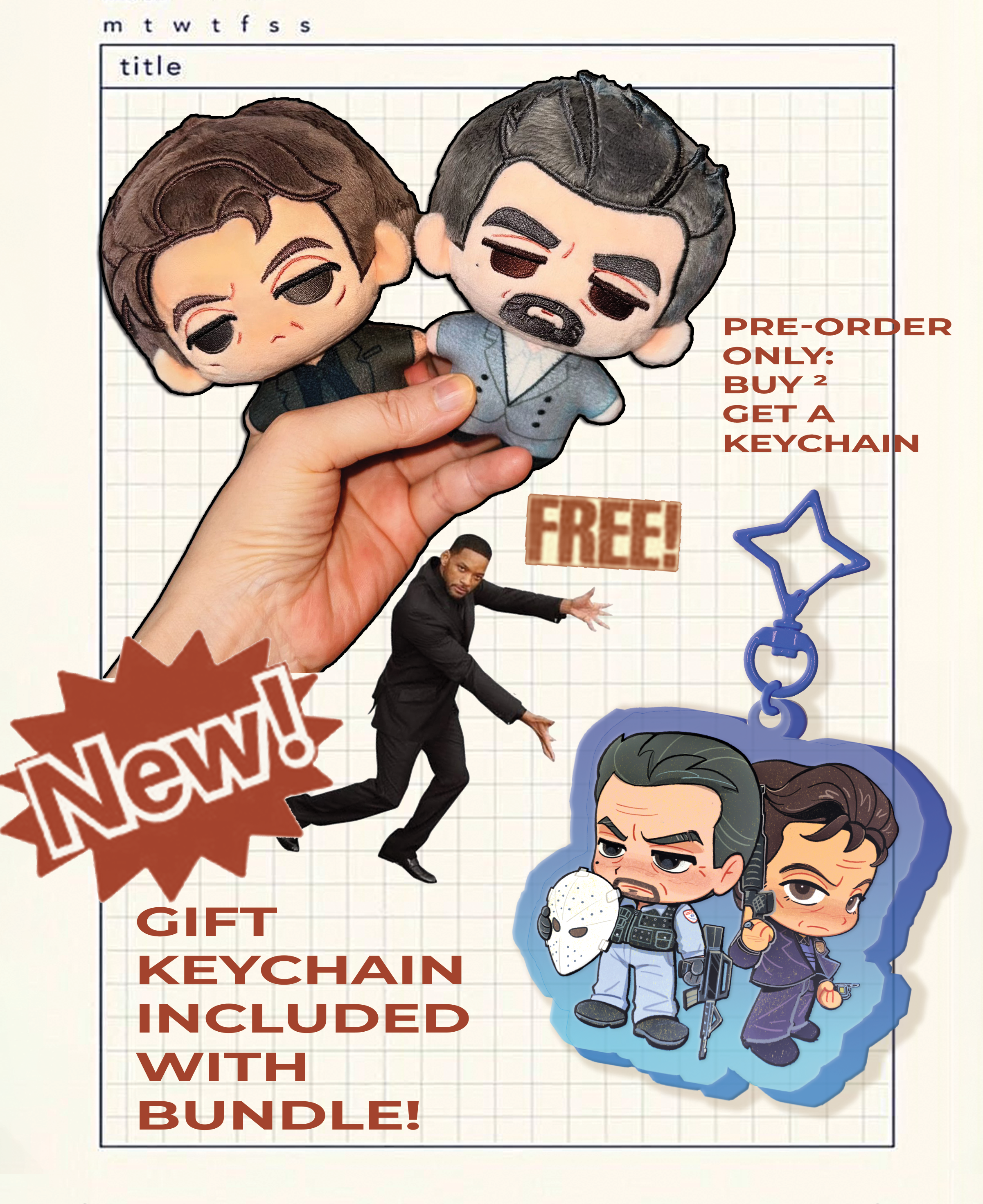 (PREORDER) Heat- Vincent Hanna Plushie