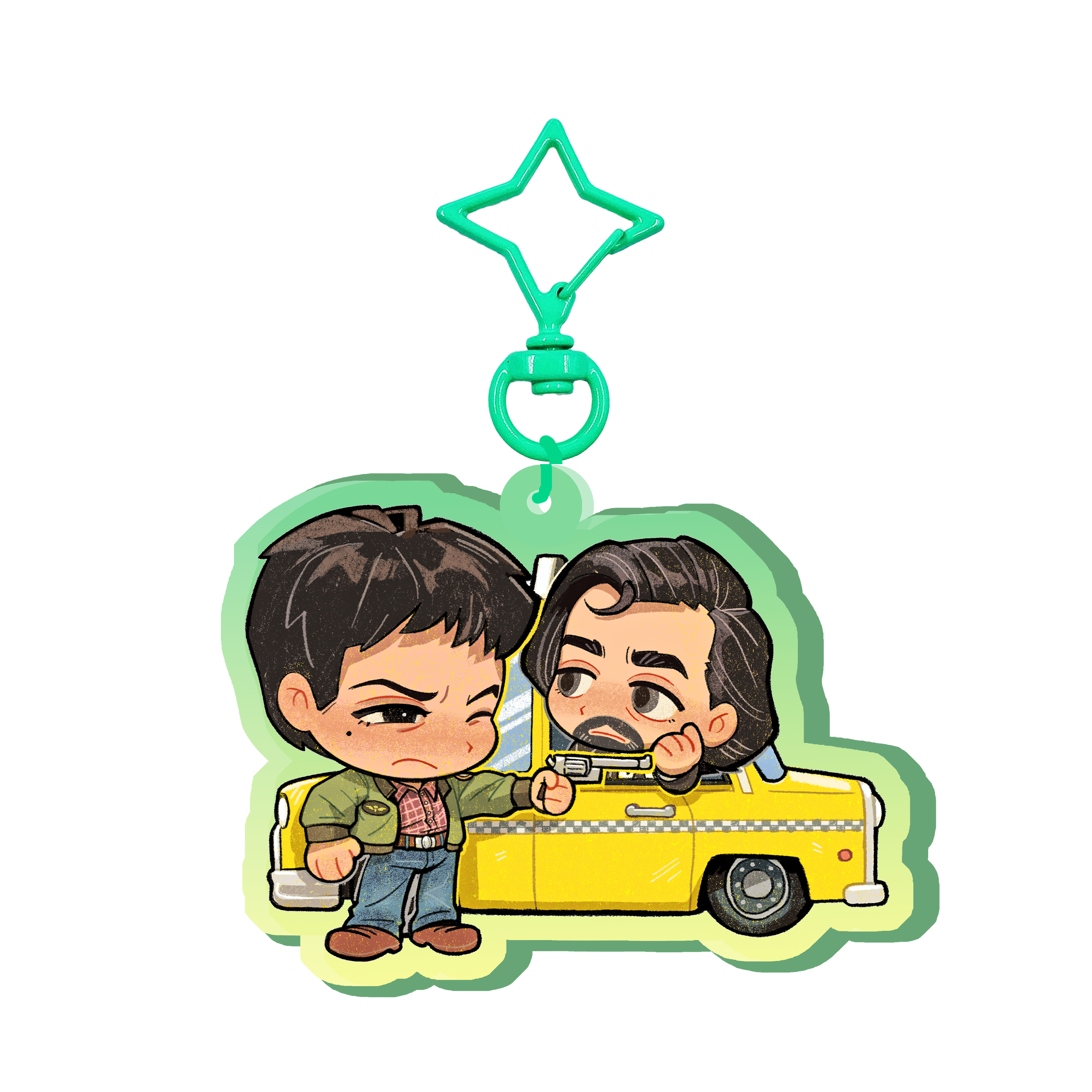 (PREORDER) Taxi Driver keychain
